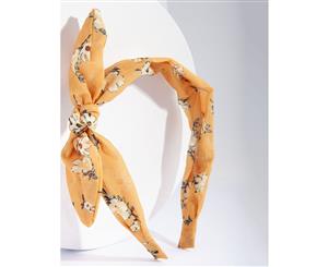 Lovisa Mustard Floral Fabric Headband