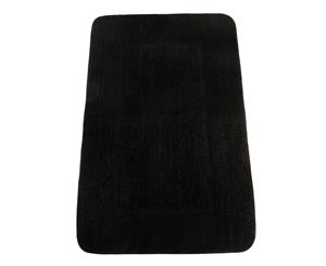 Mayfair Cashmere Touch Ultimate Microfibre Bath Mat (Black) - BR358