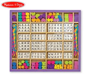 Melissa & Doug Wooden Stringing Bead Set