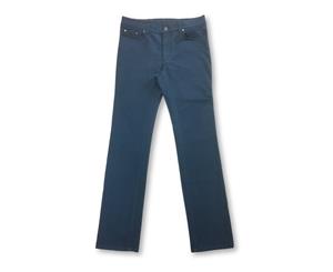 Men's Versace Collection Jeans In Petrol Blue Stretch Cotton