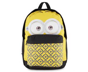 Minions 24L Dave Face Backpack - Yellow/Black