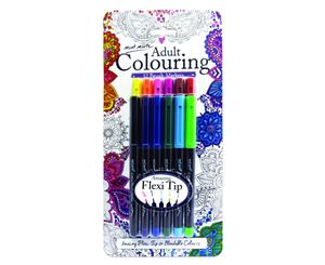 Mont Marte Marker Set - Adult Colouring Brush Markers 12pc