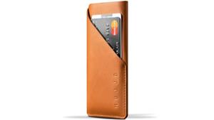 Mujjo Leather Wallet Sleeve for iPhone 7 - Tan