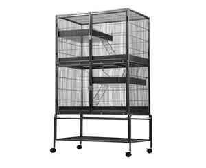 Multi-tiered Small Pet Cage for Indoors and Outdoors