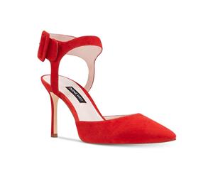 Nine West Womens Elisabeti Solid Ankle Strap Pumps