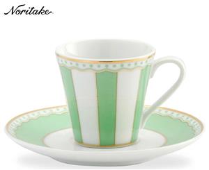 Noritake Carnivale AD Cup & Saucer Set - Apple Green