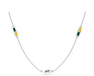 Oakland Athletics Pendant Necklace For Women In Sterling Silver Design by BIXLER - Sterling Silver