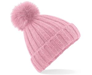 Outdoor Look Womens/Ladies Cannich PomPom Knitted Winter Beanie Hat - DuskyPink