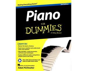 Piano For Dummies  Book + Online Video & Audio Instruction  3rd Edition