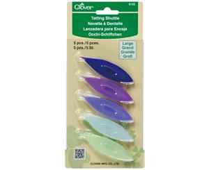 Plastic Tatting Shuttles 5/Pkg-Large