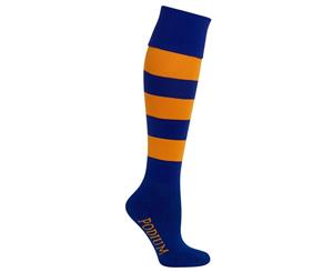 Podium Football Socks - Royal/Yellow