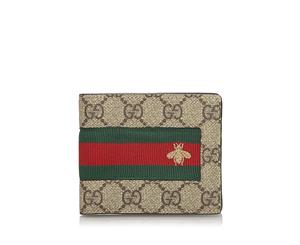 Pre-Loved Gucci GG Web Small Wallet