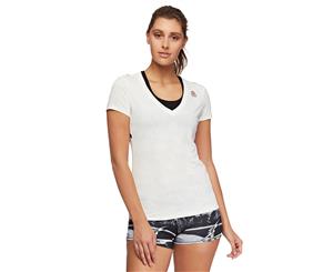 Reebok Women's Crossfit Activchill Tee / T-Shirt / Tshirt - Chalk