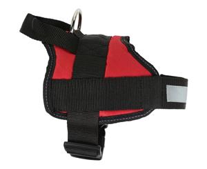 Regatta Adjustable Reflective Comfortable Snug Fit Durable Dog Harness - Red