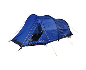 Regatta Mens & Womens Vester 3-Person Waterproof Fibreglass Frame Tent - Nautic/Laser