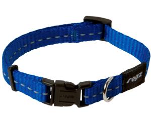 Rogz Utility Nitelife Small Dog Collar Blue