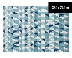 Rug Culture 330x240cm Mirage Modern Rug - Blue