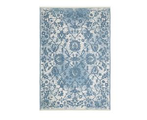 Rusty Vintage Classic Reversible Blue Rug