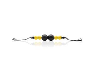 SKLZ Adjustable Massage AccuRoller - Black/Yellow