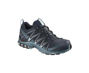 Salomon XA Pro 3D GTX Womens Shoes- Navy Blazer/Mallard Blue/Trellis