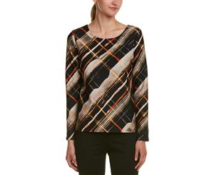 Sara Campbell Plaid Knit Top