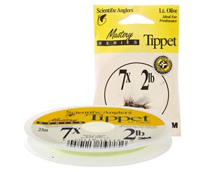 Scientific Anglers Mastery Freshwater Tippet Olive 7X 2lb 25m