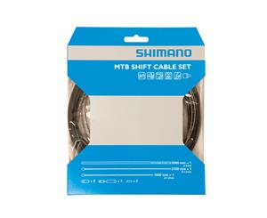 Shimano Select OT-SP41 Stainless Steel MTB Shifting Cable Set - 1800mm & 2100mm - Black - Black