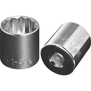 Sidchrome 1-3/16'' 1/2'' 12 Point Drive Socket