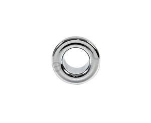 Small Chromed Rosette Rose Collar for Bathroom Sink Basin Overflow 19mm Diameter