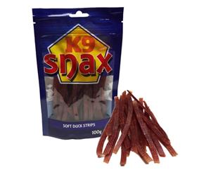 Soft Duck Strips Dog Treat 100 gram for Adult Dogs & Puppies (K9 Snax)