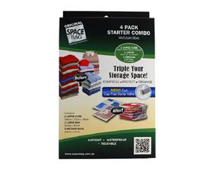 Space Bag 4 Pack Starter Combo