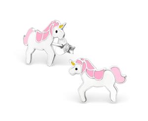 Sterling Silver Unicorn Kids Earrings