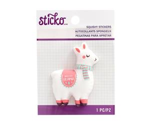 Sticko Squishy Stickers - Fa La Llama