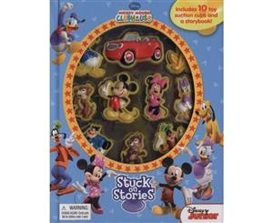 Stuck on Stories Mickey Mouse Clubhouse  Includes 10 toy suction cups and a storybook!