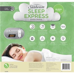 Sunbeam BL4851 Sleep Express Queen Electric Blanket