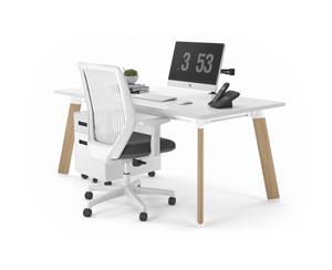 Switch Executive Desk - Wood Frame [1200L x 800W] - white none