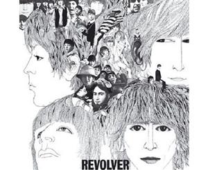 The Beatles Revolver Album Official Any Occasion Greeting Card - Black