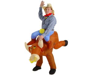 The Illusion Bull Rider Inflatable Adult Costume