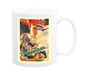 The Oregon Trail John Wayne Movie Poster Mug - 11 Fluid Oz