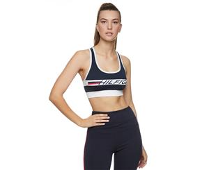 Tommy Hilfiger Sport Women's Logo Bra w/ Removable Cups - Navy