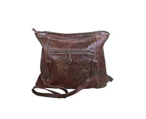 VINTAGE WASH LEATHER HANDBAG