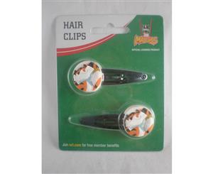 Wests Tigers NRL Team Mascot Hair Clips