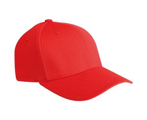 Yupoong Flexfit Unisex Lightweight Quick Drying Baseball Cap (Pack Of 2) (Red) - RW6739