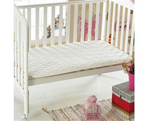 100% Cotton Quilted Baby Cot Mattress Protector