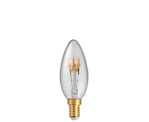 2 Watt Candle Dimmable Tre Loop LED Filament Bulb (E14)