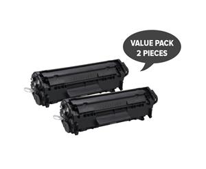 2 x Q2612A #12A Cart-303 Premium Generic Toner