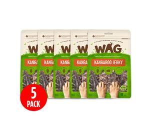 5 x WAG Kangaroo Jerky Dog Treats 200g