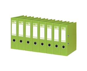 8PK ColourHide A4 375 Sheets Lever Arch File/Paper Binder/Office Organiser Lime