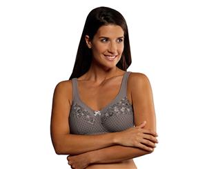 Anita 5872-462 Comfort Venecia Dusty Grey Floral Non-Wired Comfort Bra