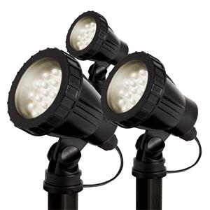 Aquapro 20 LED Warm White Pond And Garden Light - 3 Pack